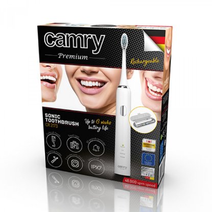 Električna zobna ščetka CAMRY CR2173, sonična, bela