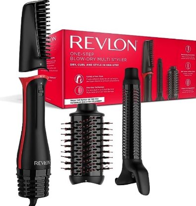 Multi-styler REVLON Salon, 3 nastavki, črn