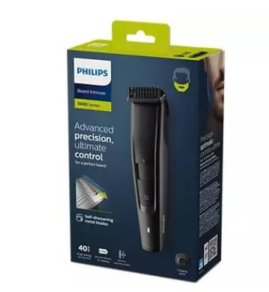 Trimer PHILIPS Series 5000 BT5515/20, za brado, žična in brezžična uporaba