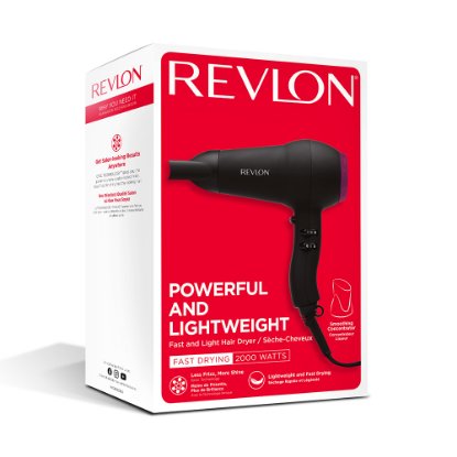 Sušilnik za lase REVLON FL, 2000W, črn