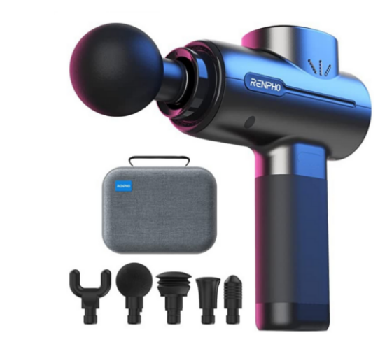 Naprava za masažo RENPHO, RENGA-PEU-RP-GM171, 5 hitrosti, 2500 mAh, črn