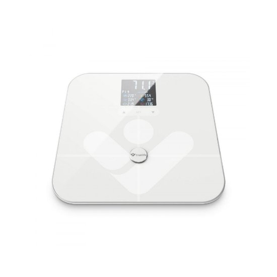 Pametna tehtnica TRUELIFE FitScale W7 BT, do 180kg, bela