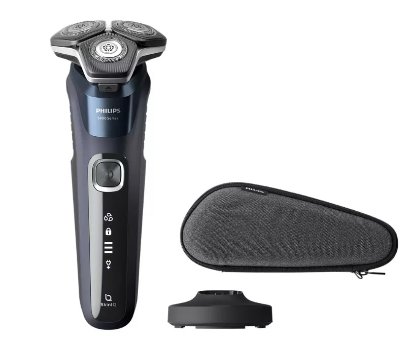 Brivnik PHILIPS S5885/35, za mokro in suho britje, moder