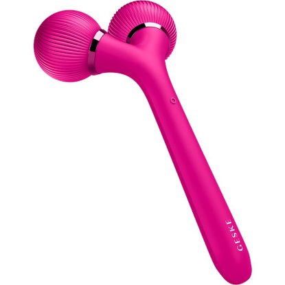Naprava za nego obraza in telesa GESKE Sonic Facial & Body Roller, 4v1, magenta