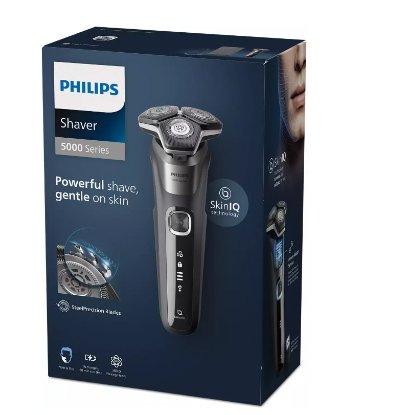 Brivnik PHILIPS S5887/10, za mokro in suho britje, moder