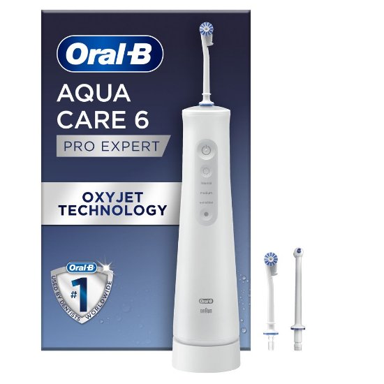 Ustna prha ORAL-B Aqua Care 6 Pro Expert, bela