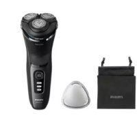 Brivnik PHILIPS S3244/12, brezžična uporaba, za mokro in suho britje, črn