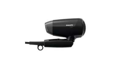 Sušilnik za lase PHILIPS BHC010/10, potovalni, 1200 W, črn