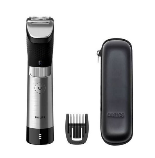 Brivnik PHILIPS BT9810/15, brezžičen, vodoodporen, 120 min, inox-črn