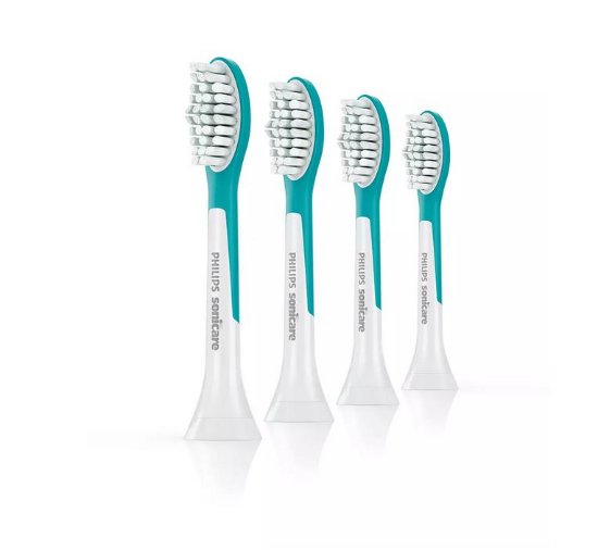 Nadomestne glave zobne ščetke PHILIPS HX6044/33, Philips Sonicare For Kids, 4 kosi