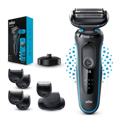 Brivnik BRAUN SERIJA 5 51-M4500CS, brezžičen, za mokro in suho britje, mentol zelen
