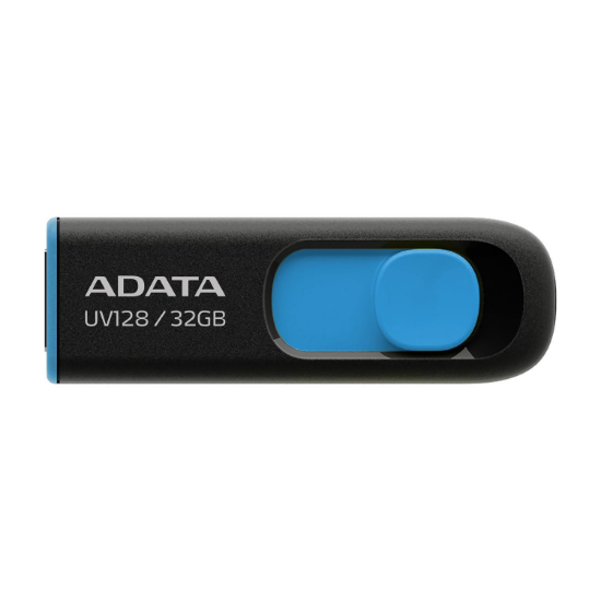 USB pomnilnik 3.2 FLASH DRIVE, 32GB, ADATA UV128 Blue AD, AUV128-32G-RBE, črno-moder