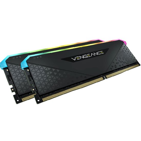 RAM pomnilnik PC-25600 32GB, CORSAIR Vengeance RGB RS, CMG32GX4M2E3200C16, DDR4 3200MHz, kit 2x16GB