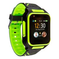 Otroška pametna ura MYKI 4 – 4G video klici, sledenje lokaciji, vodoodporna, črno-zelena