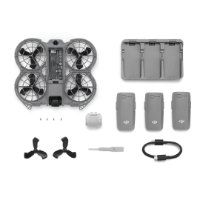 Dron DJI Neo 2 Fly More Combo, 4K kamera, 2-osni gimbal, do 19 min leta, siv, komplet