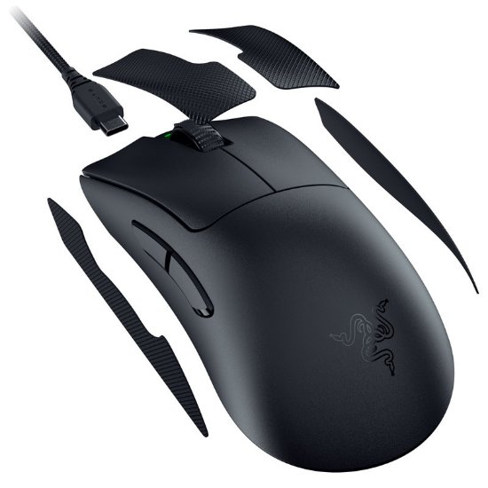 Miška RAZER DeathAdder V3 Pro, optična, 30000dpi, brezžična, USB, črna