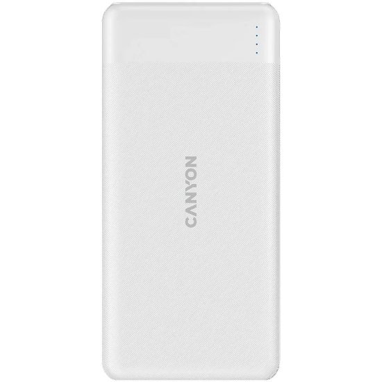 Mobilni USB polnilec  CANYON PB-1009, 10000 mAh, PD, QC3.0, beli