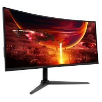 Gaming monitor 34" ACER Nitro ED340CUS3bmiipx UM.CE0EE.301, UWQHD, VA, 165Hz, 1ms, 250cd/m2, FreeSync, ukrivljen, zvočniki, črn