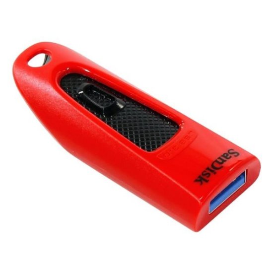 USB ključek 3.0 FLASH DRIVE, 64GB, SANDISK Ultra, SDCZ48-064G-U46R, rdeči