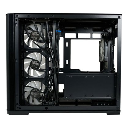 Ohišje LC POWER 8001B Pro-Storm Dark, MIDI, ATX, bez napajalnika, črno