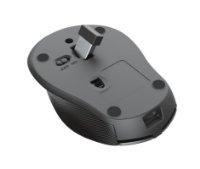 Miška TRUST Zaya Rechargeable, optična, 1600dpi, brezžična, siva