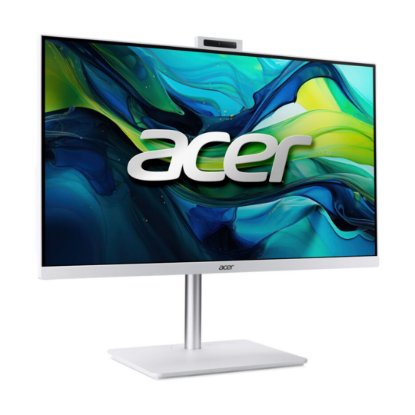 Računalnik AiO ACER Aspire C27A DQ.BRPEX.005 / 27" FHD IPS, Core 5 120U, 16GB, 1TB SSD, Intel Graphics, WiFi, tipkovnica, miška, brez OS, bel