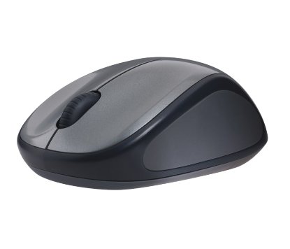 Miška LOGITECH M235, optična, brezžična, Unifying receiver, siva, USB