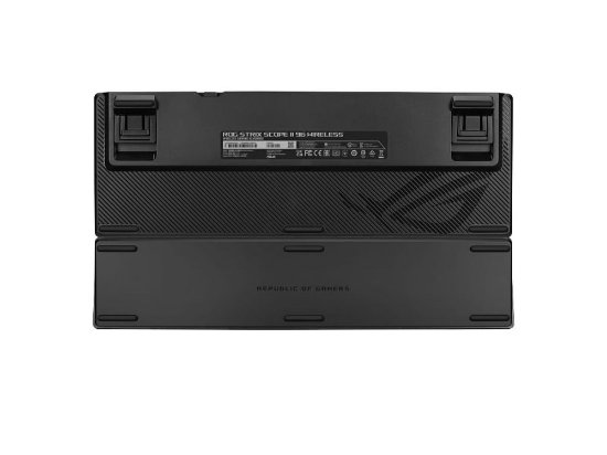 Tipkovnica ASUS ROG Strix Scope II 96 Wireless, RGB, mehanička, US Layout, brezžična, USB, BT, črna