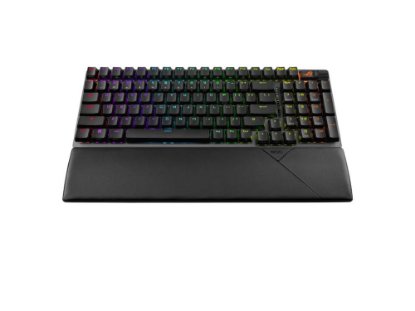 Tipkovnica ASUS ROG Strix Scope II 96 Wireless, RGB, mehanička, US Layout, brezžična, USB, BT, črna