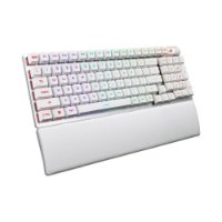 ASUS ROG Strix Scope II 96 Wireless, mehanska RGB tipkovnica, US razpored, bela