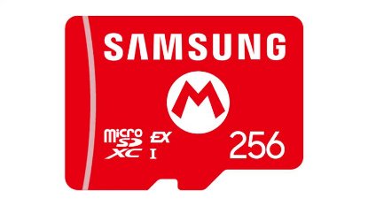 Spominska kartica SAMSUNG za Nintendo Switch 2, microSDXC, 256 GB, z logotipom Maria