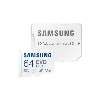 Pomnilniška kartica SAMSUNG, MicroSDXC, 64GB EVO Plus, MB-MC64SA/EU, class 10