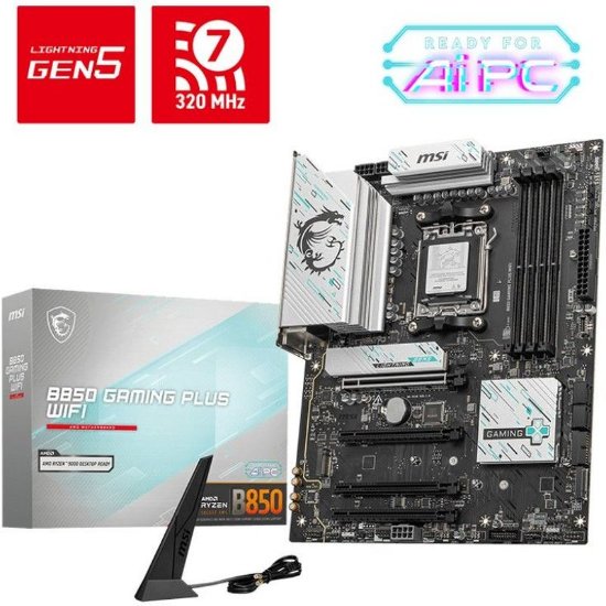 Matična plošča MSI B850 Gaming Plus WIFI6E, AMD B850, DDR5, ATX, s. AM5