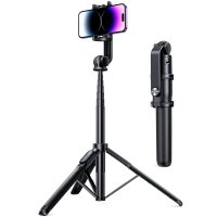 Selfie palica UGREEN 3-v-1 tripod z Bluetooth daljinskim upravljalnikom, črna
