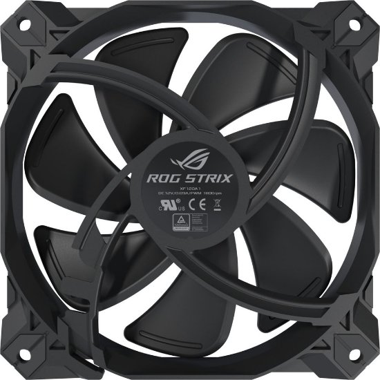Ventilator ASUS ROG Strix XF 120, PWM, 120mm, 1800 okr/min, črni