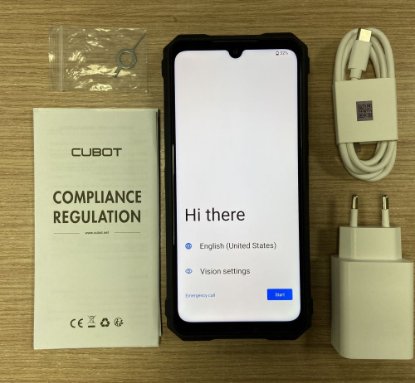 OPEN BOX - Mobilni telefon CUBOT KingKong 11, 6,72", 16GB, 256GB, Android 15, črn + Pametna ura CUBOT GT3 Amoled, črna