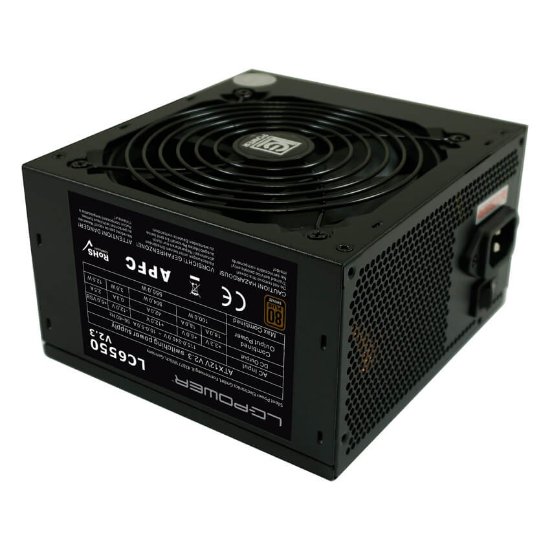 Napajlnik 550W, LC POWER Silent Series LC6550, ATX v2.3, 120mm vent, 80+ Bronze