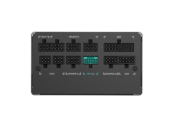 Napajalnik 650W, DEEPCOOL PN650M, 12VHPWR, ATX V3.1, 120mm vent., črn, 80+ Gold, modularni