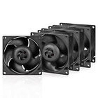 Ventilator za server ARCTIC S8038-7K, PWM, 80mm, 7000 okr/min, 4 pack, črni