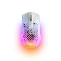 Miška STEELSERIES Aerox 3 Wireless, optična, brezžična, RGB, 18000 CPI, bela, USB