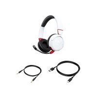 slušalke HyperX Mini Kids Wireless, brezžične, BT, 3.5mm, bele