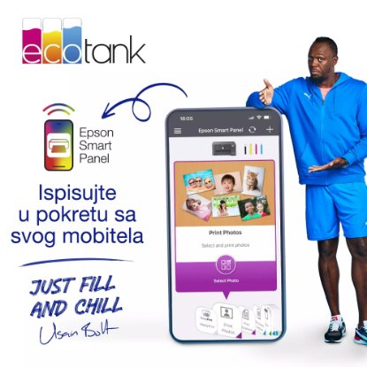 Multifunkcijski Tiskalnik EPSON EcoTank L8180, Tiskalnik/scanner/copy, 5760 dpi, A3, LAN, USB, WiFi