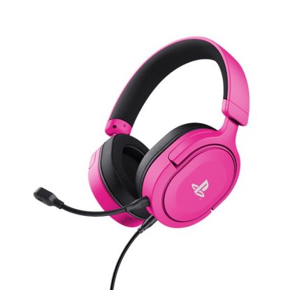 slušalke TRUST GXT 498P Forta Gaming, PS5, roze