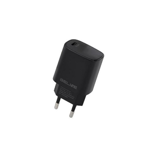 Polnilec BELINE BLNCB20, 20W, PD3.0, USB-C,črni
