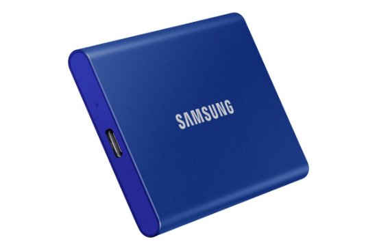 Zunanji SSD 2TB SAMSUNG T7, MU-PC2T0H/WW, 1050 MB/s, USB-C, 3D NAND, moder