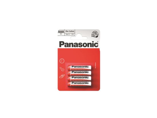 Baterija PANASONIC R03RZ/4BP, tip AAA, Zinc Carbon, 4 kosa