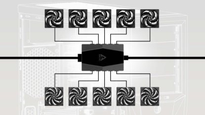 Case fan hub ARCTIC, PWM, SATA napajalnik