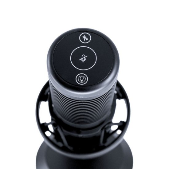 Mikrofon EPOCH Phobos, RGB, namizni, USB, črni