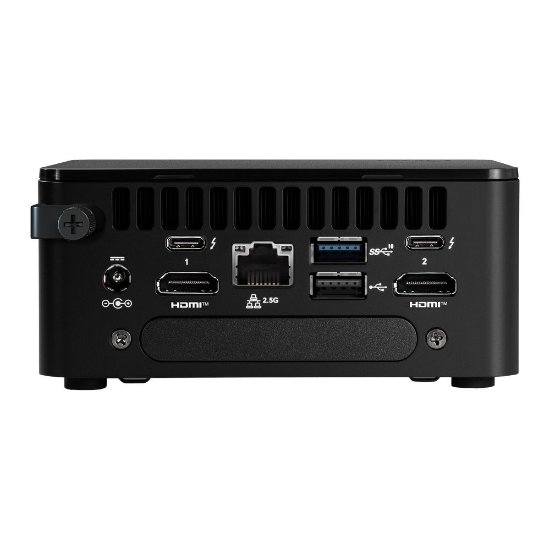 Računalnik ASUS NUC 13 Pro Kit NUC13ANHi5 / Core i5 1340P, 2xSO DIMM DDR4, Intel Iris Xe Graphics, 4xUSB, M.2 22x80 NVMe, 22x42 SATA, 2.5" SATA, 2,5Gb LAN, 2xHDMI, 2xThunderbolt 4, EU kabel