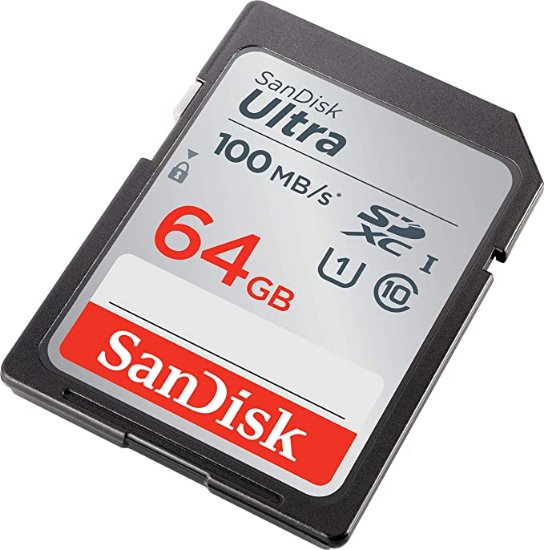 Pomnilniška kartica SANDISK, SDXC, 64GB, SDSDUNB-064G-GN6IN, A2 class 10 V30 UHS-I U3